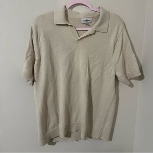 Goodfellow & Co Light‎ Tan Polo Shirt